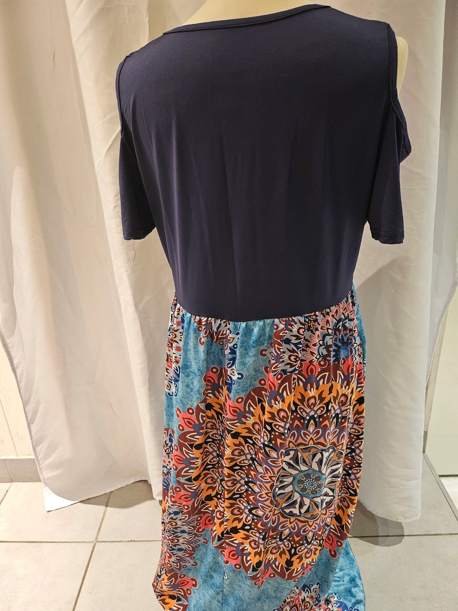 Lange zomerjurk Maat L – photo 2